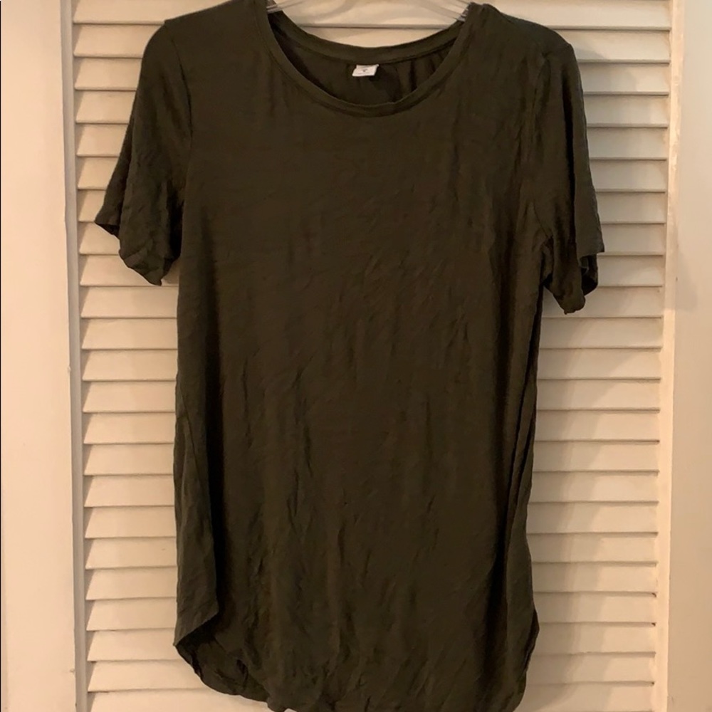 Olive colored Old Navy top